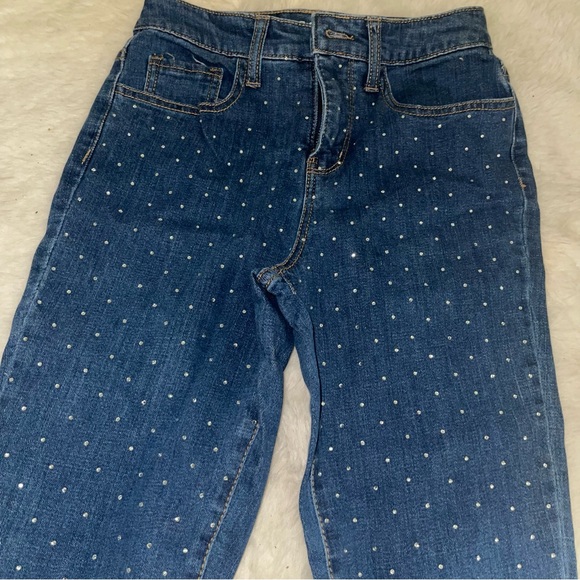 Wild Fable Skinny Jeans With Rhinestone Bling - Picture 1 of 6
